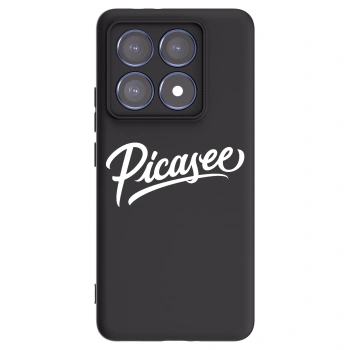 Picasee silikonski črni ovitek za Xiaomi 14T Pro - Picasee - old logo - white