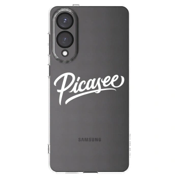 Picasee silikonski prozorni ovitek za Samsung Galaxy S25 Edge 5G - Picasee - old logo - white
