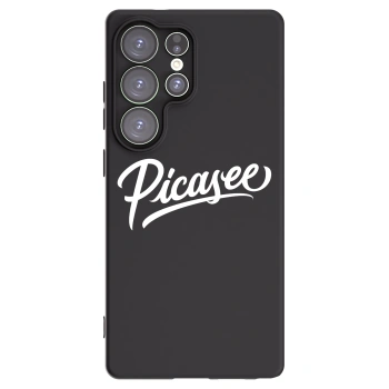 Picasee silikonski črni ovitek za Samsung Galaxy S25 Ultra 5G - Picasee - old logo - white