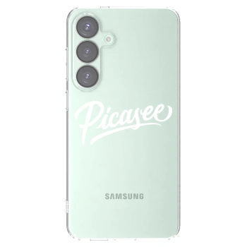 Picasee silikonski prozorni ovitek za Samsung Galaxy S25+ 5G - Picasee - old logo - white
