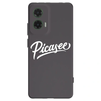 Picasee silikonski črni ovitek za Motorola Moto G35 5G - Picasee - old logo - white