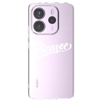 Picasee silikonski prozorni ovitek za Xiaomi Redmi Note 14 4G - Picasee - old logo - white