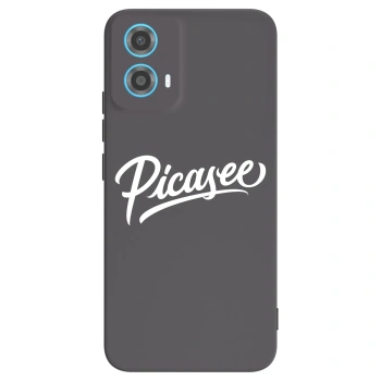 Picasee silikonski črni ovitek za Motorola Moto G34 5G - Picasee - old logo - white