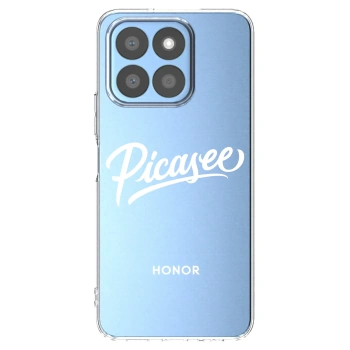 Picasee silikonski prozorni ovitek za Honor X8c - Picasee - old logo - white