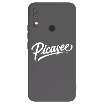 Picasee silikonski črni ovitek za Xiaomi Redmi Note 7 - Picasee - old logo - white