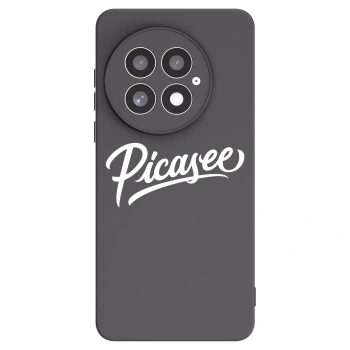Picasee silikonski črni ovitek za OnePlus 13 5G - Picasee - old logo - white