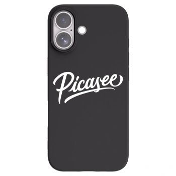 Picasee silikonski črni ovitek za Apple iPhone 17 - Picasee - old logo - white