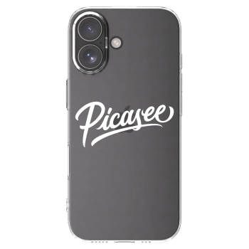 Picasee silikonski prozorni ovitek za Apple iPhone 17 - Picasee - old logo - white
