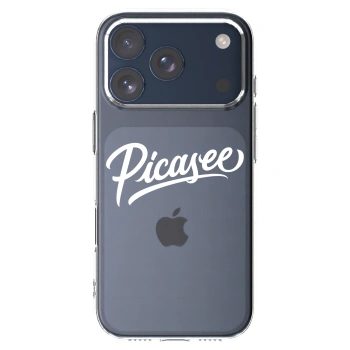 Picasee silikonski prozorni ovitek za Apple iPhone 17 Pro - Picasee - old logo - white