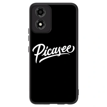 Ovitek za Motorola Moto E14 - Picasee - old logo - white