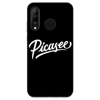 Ovitek za Huawei P30 Lite - Picasee - old logo - white
