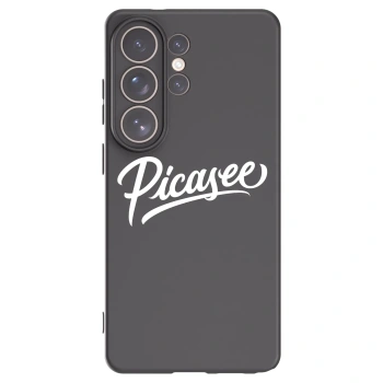 Picasee silikonski črni ovitek za Samsung Galaxy S26 Ultra - Picasee - old logo - white