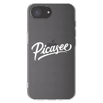 Picasee silikonski prozorni ovitek za Apple iPhone 17e - Picasee - old logo - white