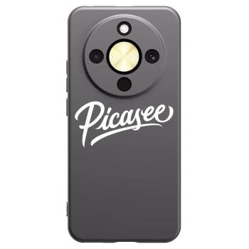Picasee silikonski črni ovitek za Honor Magic8 Lite 5G - Picasee - old logo - white