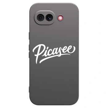 Picasee silikonski črni ovitek za Google Pixel 10a - Picasee - old logo - white