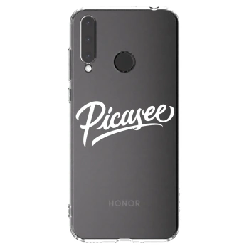 Picasee silikonski prozorni ovitek za Honor 20 Lite - Picasee - old logo - white