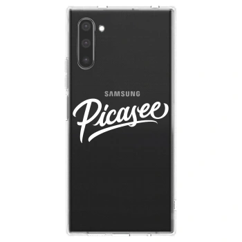 Picasee silikonski prozorni ovitek za Samsung Galaxy Note 10 N970F - Picasee - old logo - white