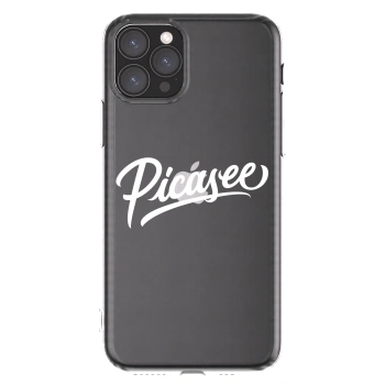 Picasee silikonski prozorni ovitek za Apple iPhone 11 Pro - Picasee - old logo - white