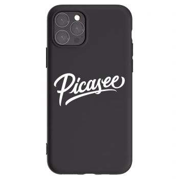 Picasee silikonski črni ovitek za Apple iPhone 11 Pro - Picasee - old logo - white