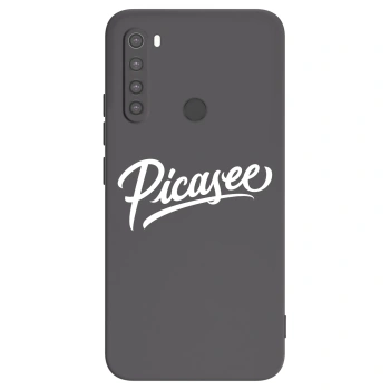 Picasee silikonski črni ovitek za Xiaomi Redmi Note 8 - Picasee - old logo - white