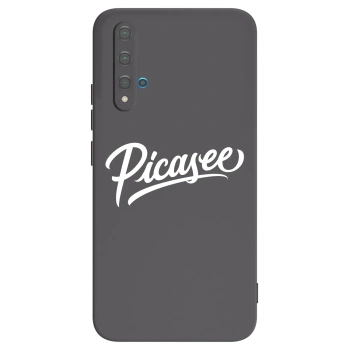 Picasee silikonski črni ovitek za Huawei Nova 5T - Picasee - old logo - white