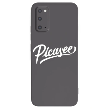 Picasee silikonski črni ovitek za Samsung Galaxy S20 G980F - Picasee - old logo - white