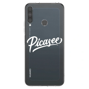 Picasee silikonski prozorni ovitek za Huawei P40 Lite E - Picasee - old logo - white