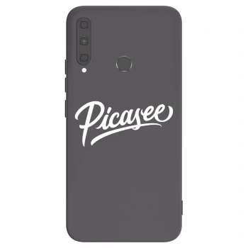 Ovitek za Huawei P40 Lite E - Picasee - old logo - white
