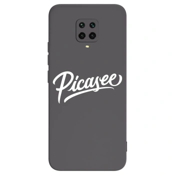 Picasee silikonski črni ovitek za Xiaomi Redmi Note 9S - Picasee - old logo - white