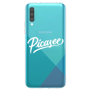 Picasee silikonski prozorni ovitek za Samsung Galaxy A30s A307F - Picasee - old logo - white