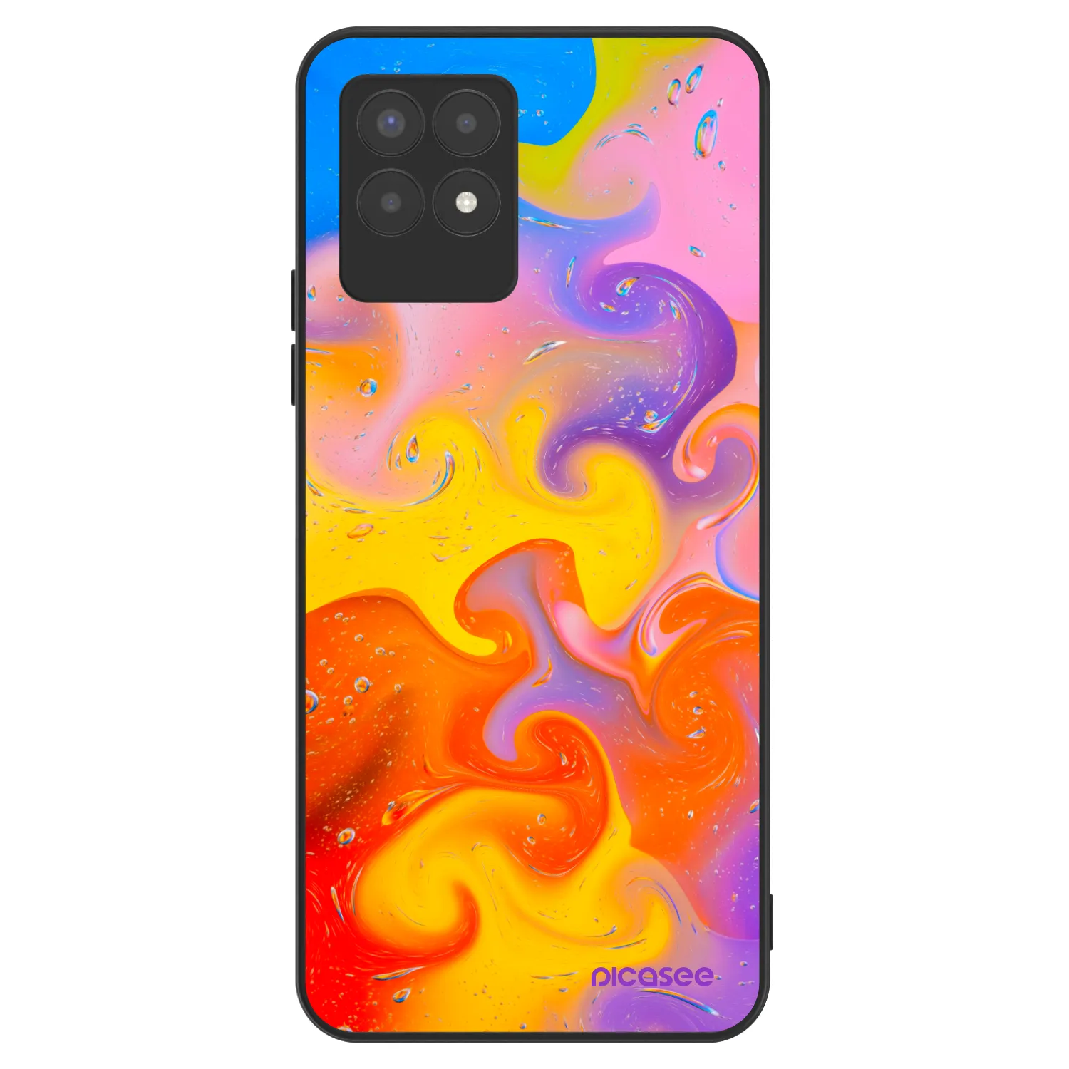 Picasee ULTIMATE CASE za Realme 8i - Bubbles