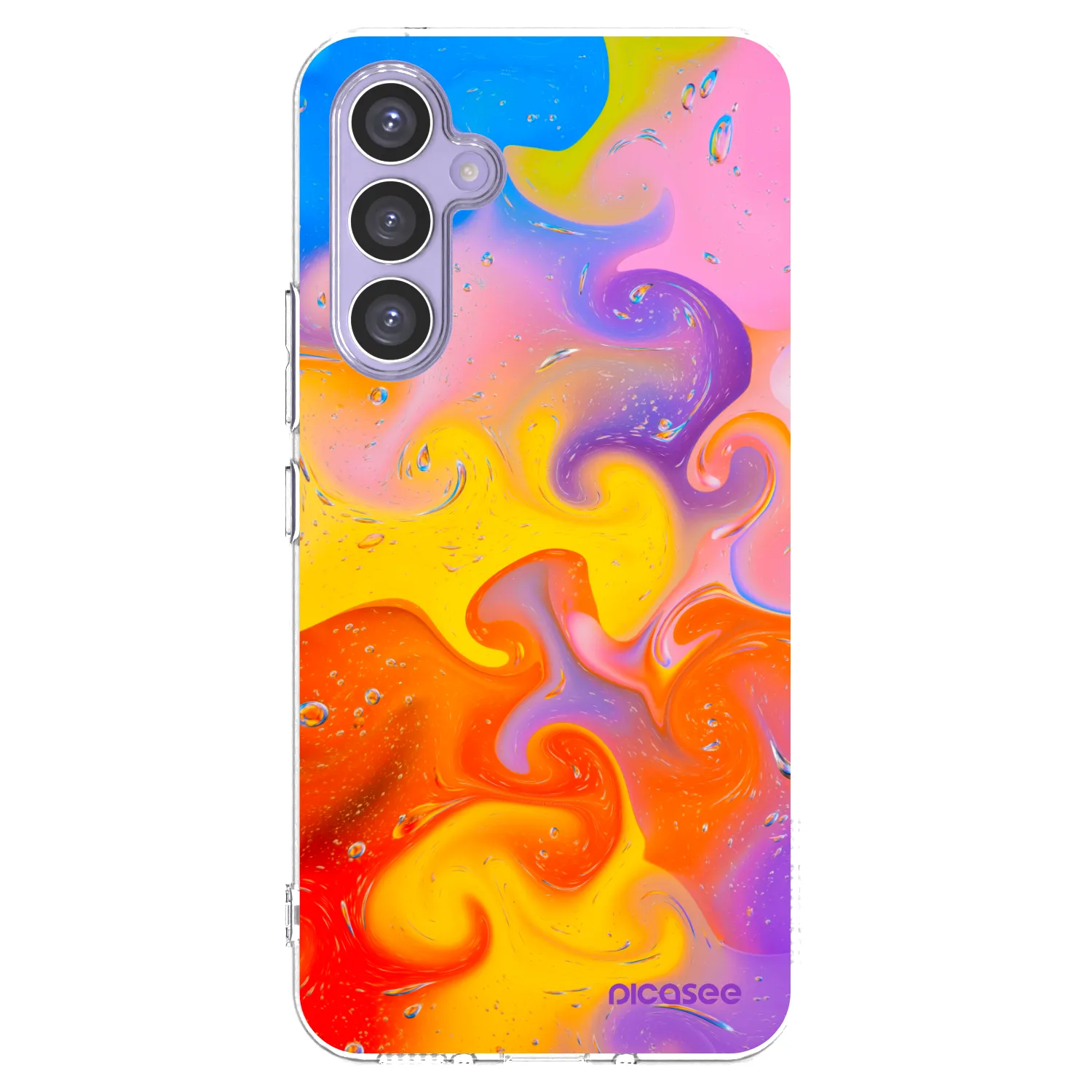 Picasee silikonski prozorni ovitek za Samsung Galaxy A54 5G A546B - Bubbles