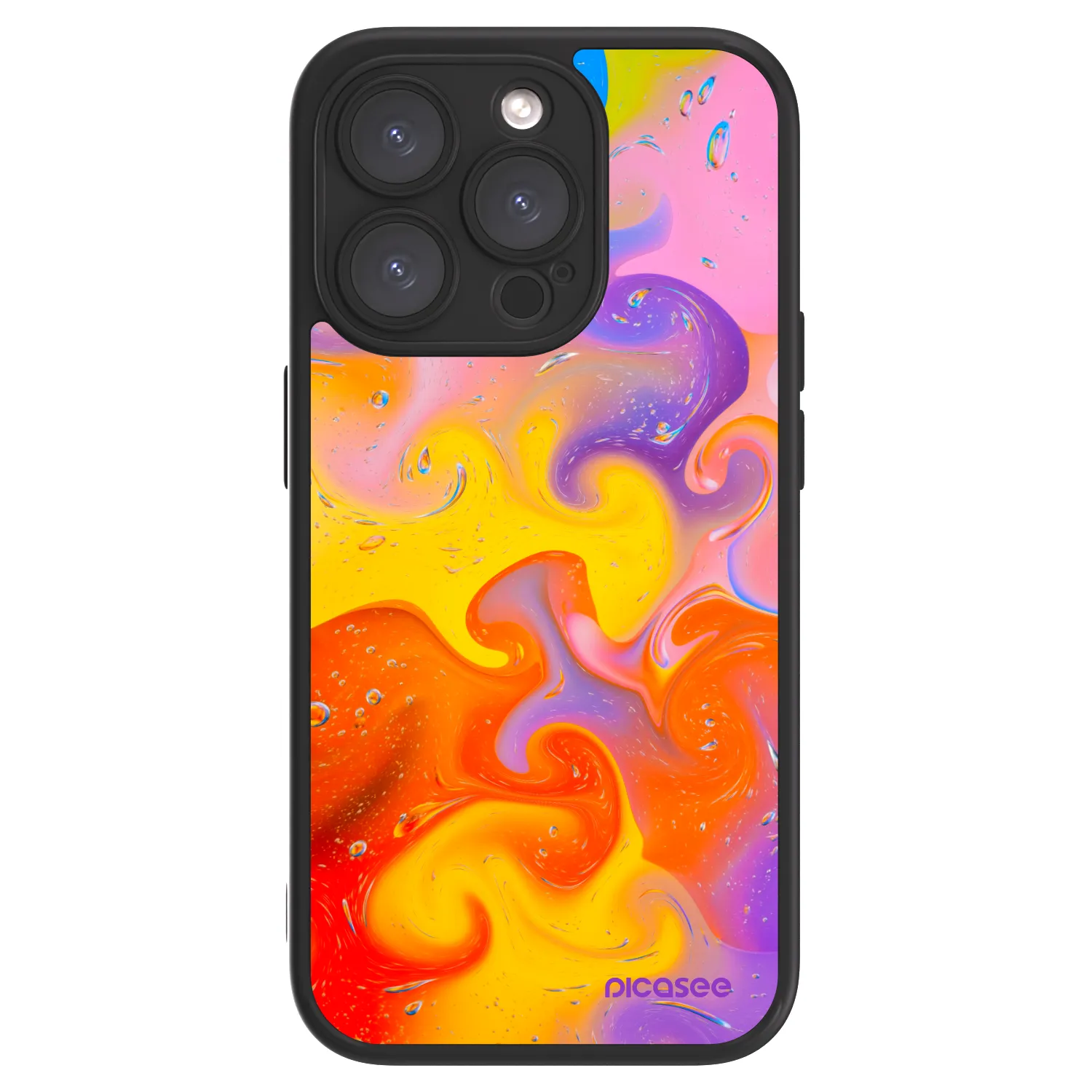 Picasee ULTIMATE CASE za Apple iPhone 15 Pro - Bubbles