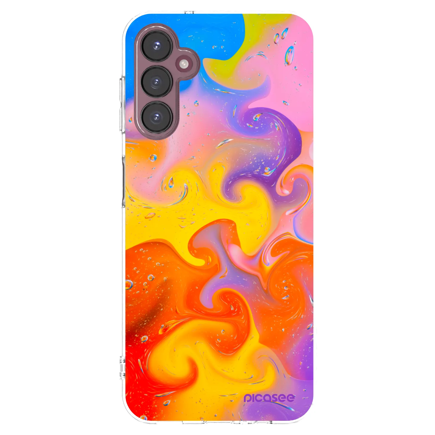 Picasee silikonski prozorni ovitek za Samsung Galaxy A05s A057G - Bubbles