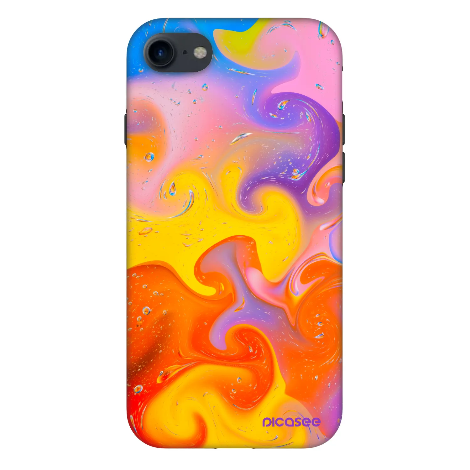 Picasee Fashion Case za Apple iPhone 8 - Bubbles