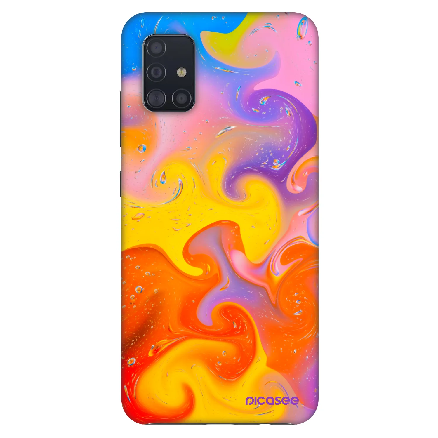 Picasee Fashion Case za Samsung Galaxy A51 A515F - Bubbles