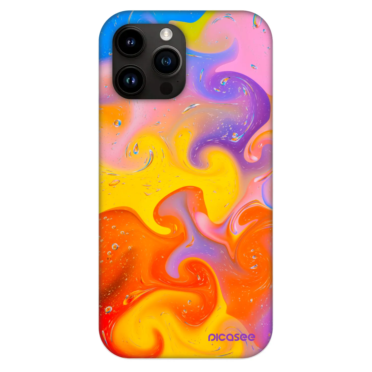 Picasee Fashion Case MagSafe za Apple iPhone 13 Pro Max - Bubbles