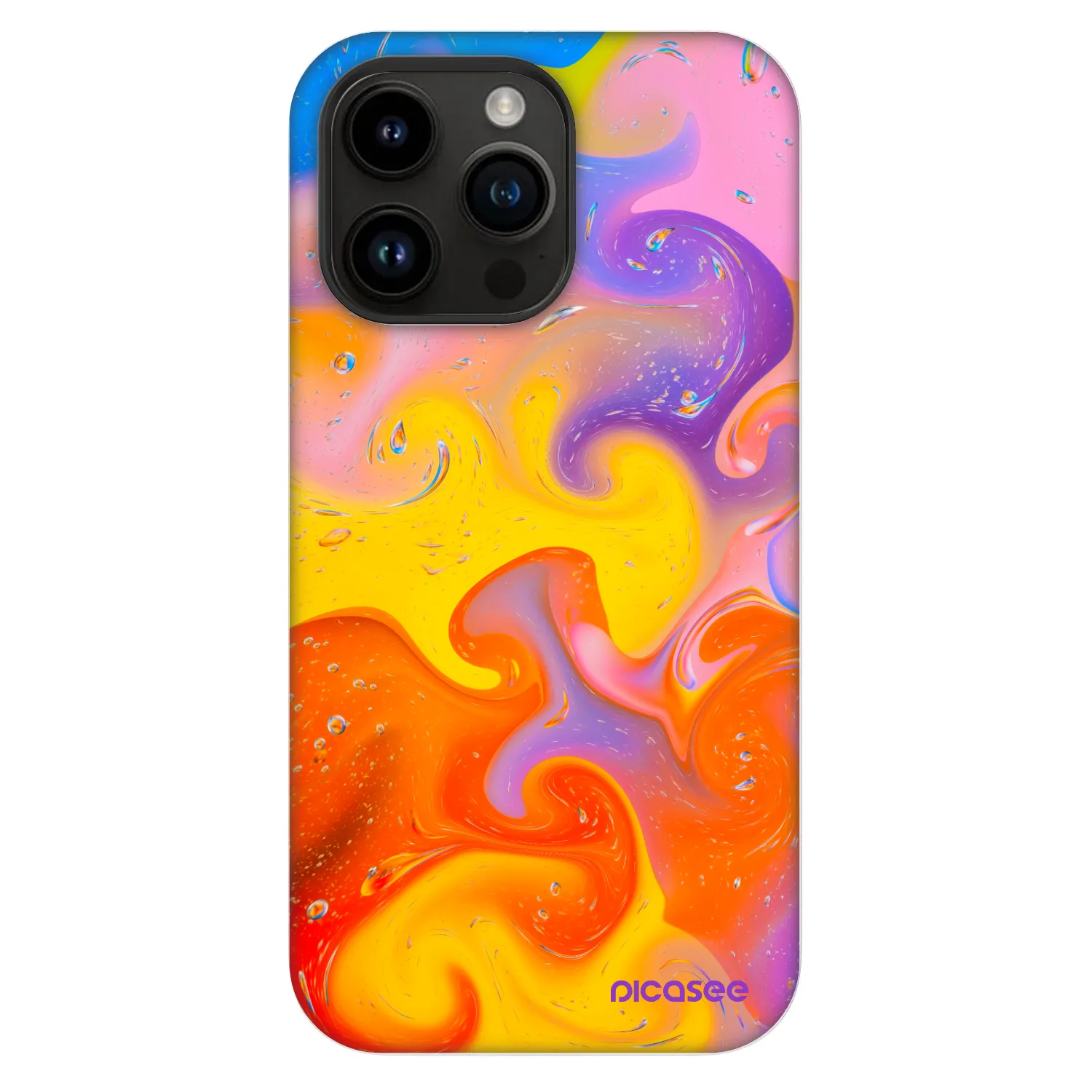 Picasee Fashion Case MagSafe za Apple iPhone 14 Pro Max - Bubbles