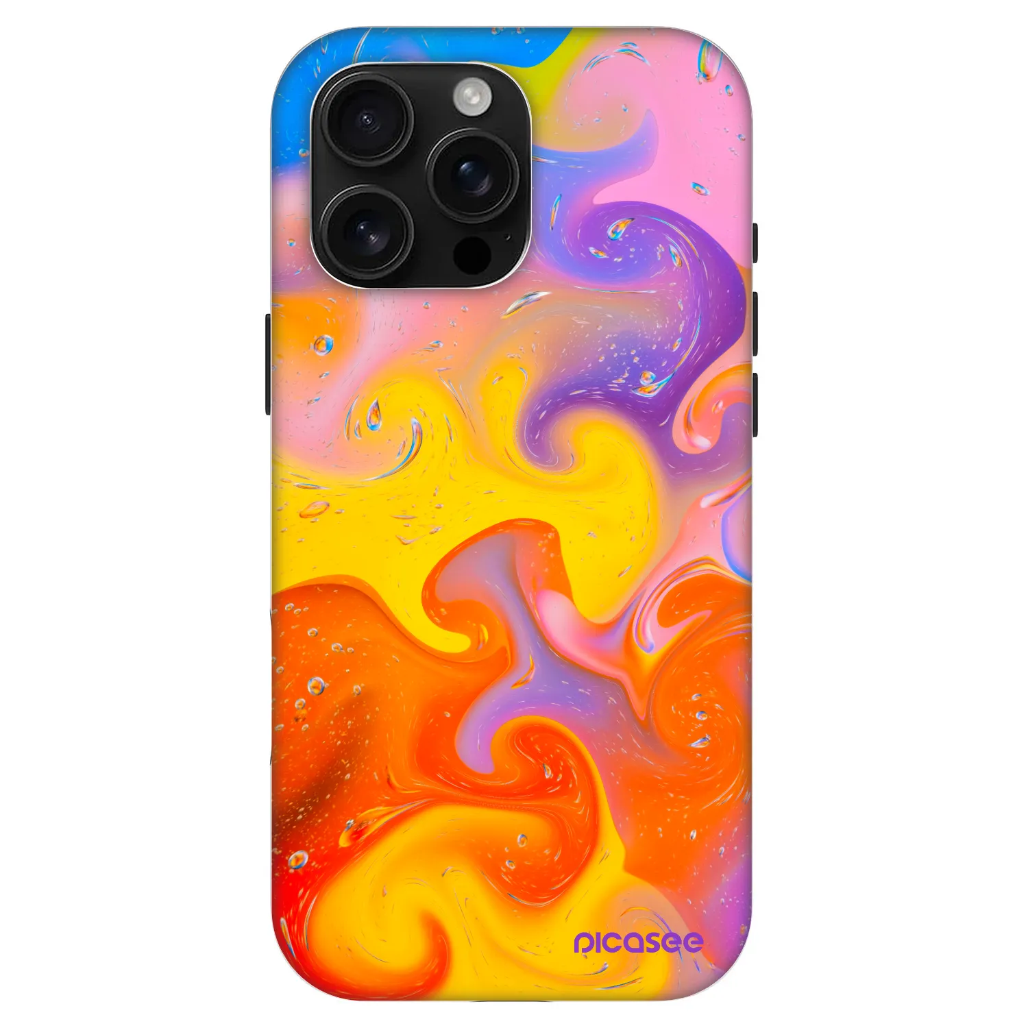 Picasee Fashion Case MagSafe za Apple iPhone 16 Pro Max - Bubbles