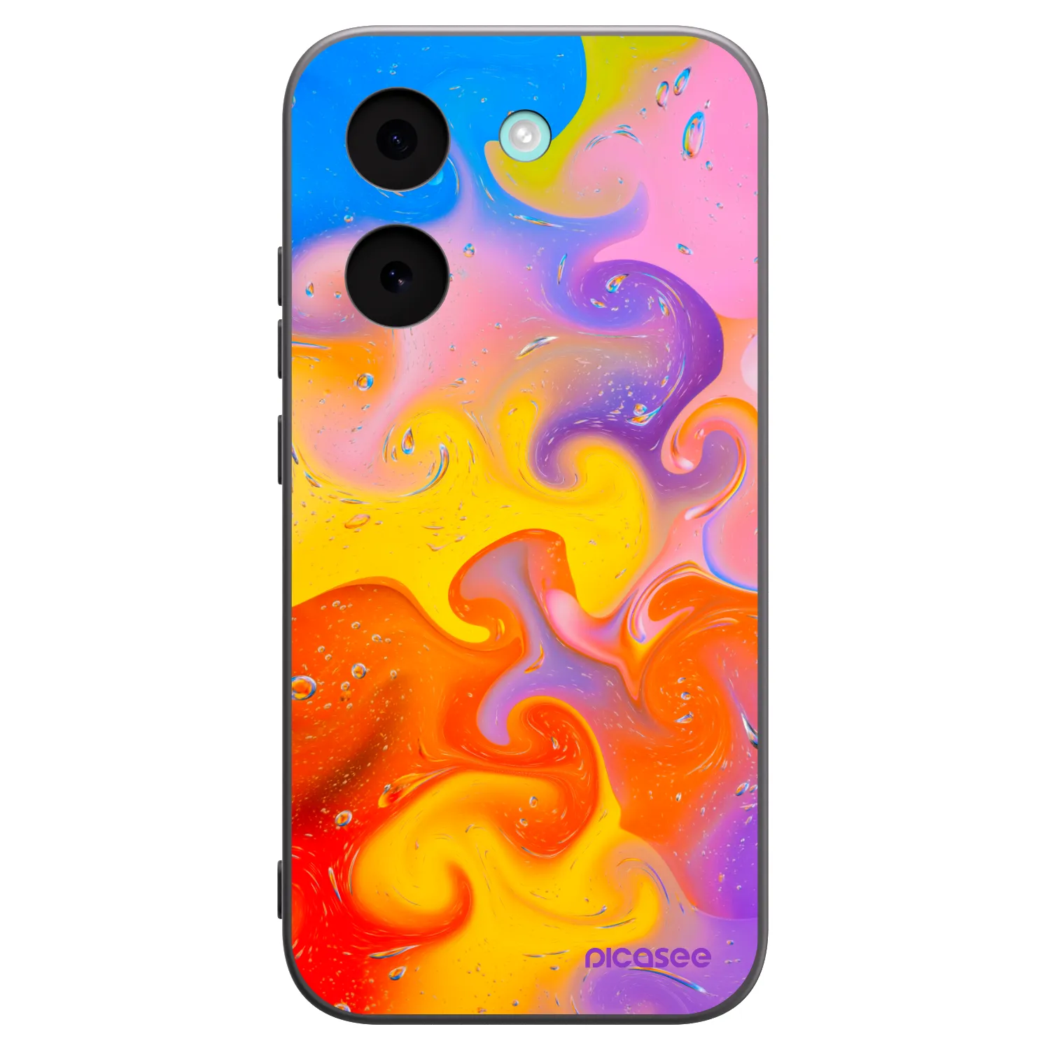 Picasee silikonski črni ovitek za Xiaomi Poco X8 Pro - Bubbles