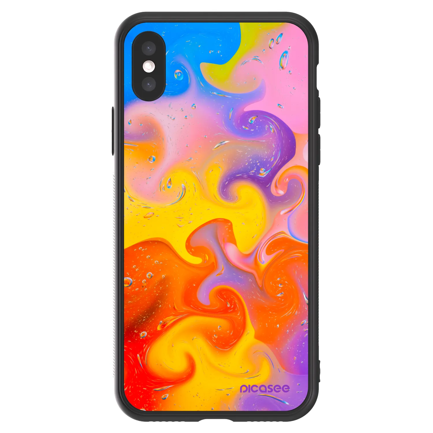 Picasee ULTIMATE CASE za Apple iPhone X/XS - Bubbles