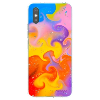 Picasee silikonski prozorni ovitek za Xiaomi Redmi 9A - Bubbles