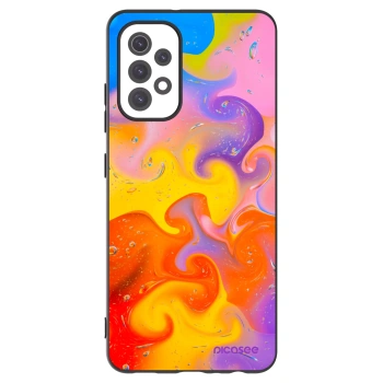 Picasee silikonski črni ovitek za Samsung Galaxy A32 5G A326B - Bubbles