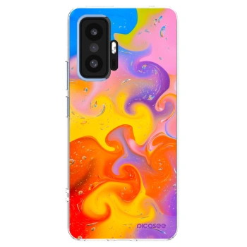 Picasee silikonski prozorni ovitek za Xiaomi 11T - Bubbles