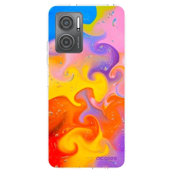 Picasee silikonski prozorni ovitek za Xiaomi Redmi 10 5G - Bubbles