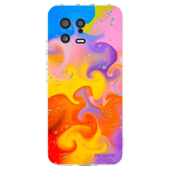 Picasee silikonski prozorni ovitek za Xiaomi 13 - Bubbles