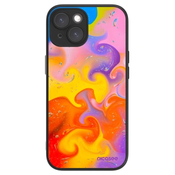 Picasee ULTIMATE CASE MagSafe za Apple iPhone 15 - Bubbles