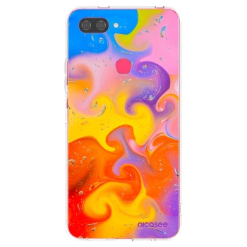 Picasee silikonski prozorni ovitek za Xiaomi Mi 8 Lite - Bubbles