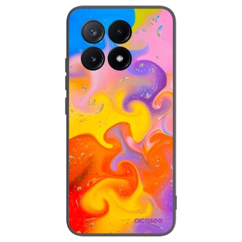Picasee silikonski črni ovitek za Xiaomi Poco X6 Pro - Bubbles