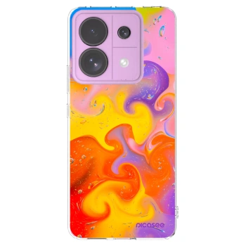 Picasee silikonski prozorni ovitek za Xiaomi Redmi Note 13 Pro 5G - Bubbles